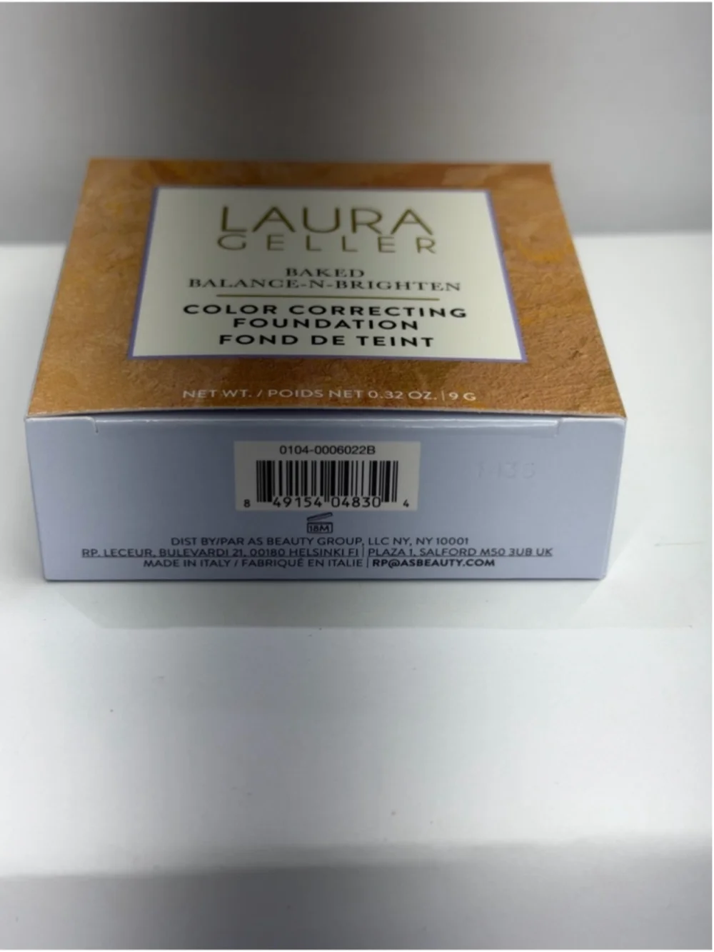 Laura Geller Baked Balance-N-Brighten Foundation Fair 0.32 oz 9g NIB
